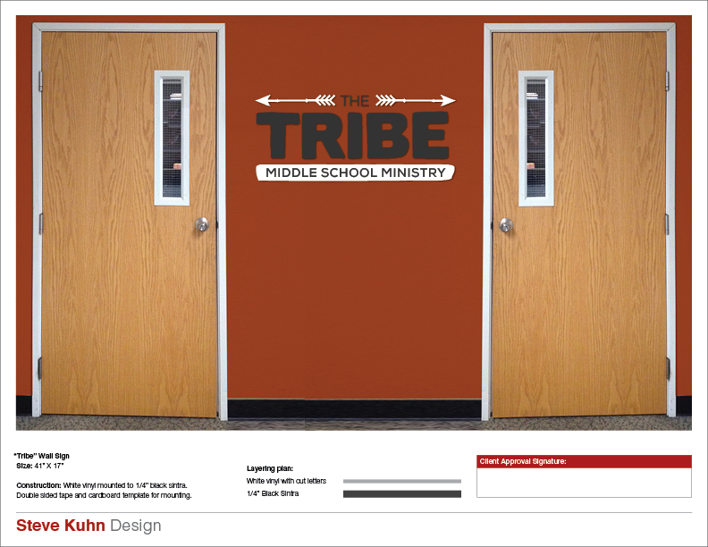 Tribe Wall Sign