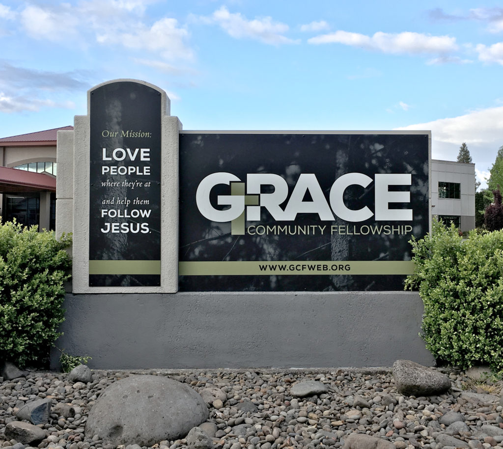Grace Community Fellowship Monument Sign